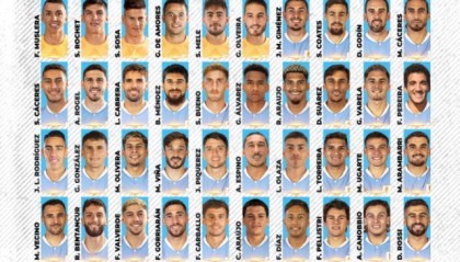 mk体育下载-乌拉圭公布世界杯55人初选名单：苏神+卡瓦尼领衔