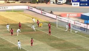 廖承坚助攻，帕拉西奥斯破门，三镇1-1扳平亚泰